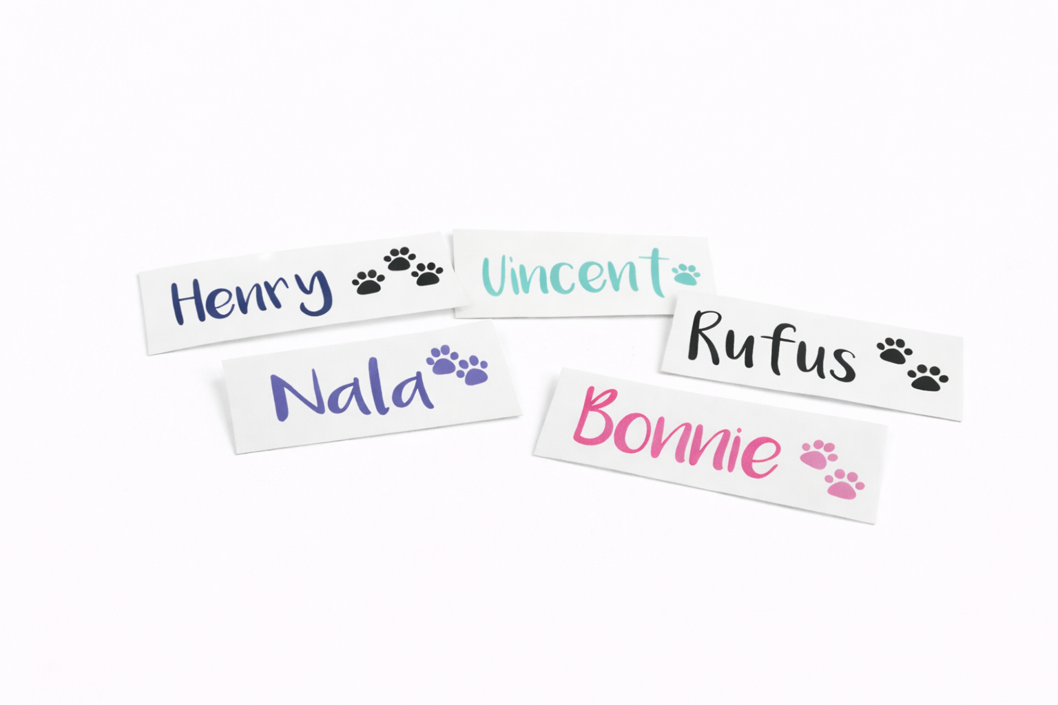 Pet Name Vinyl Decal