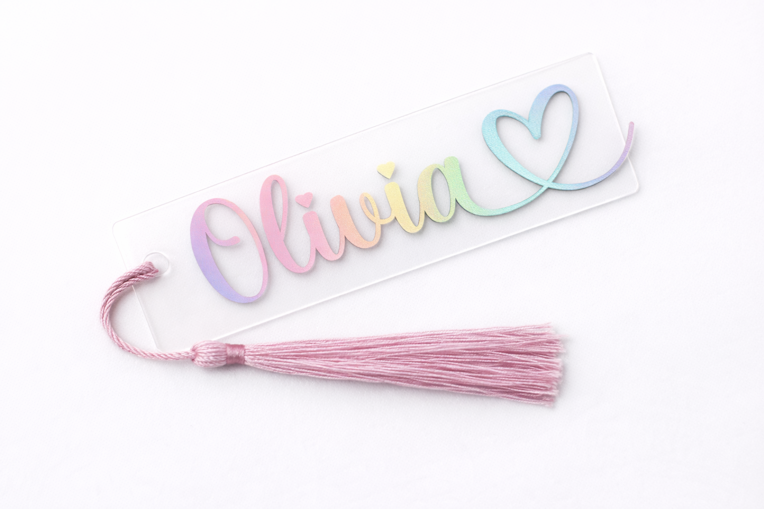 Personalised Acrylic Bookmark