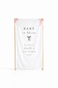 Personalised Fabric Event Sign