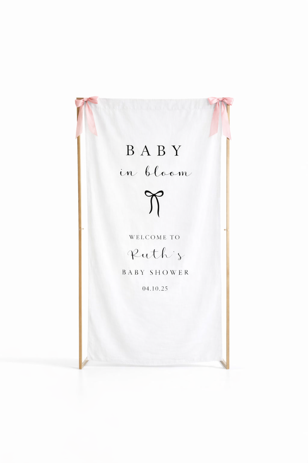 Personalised Fabric Event Sign