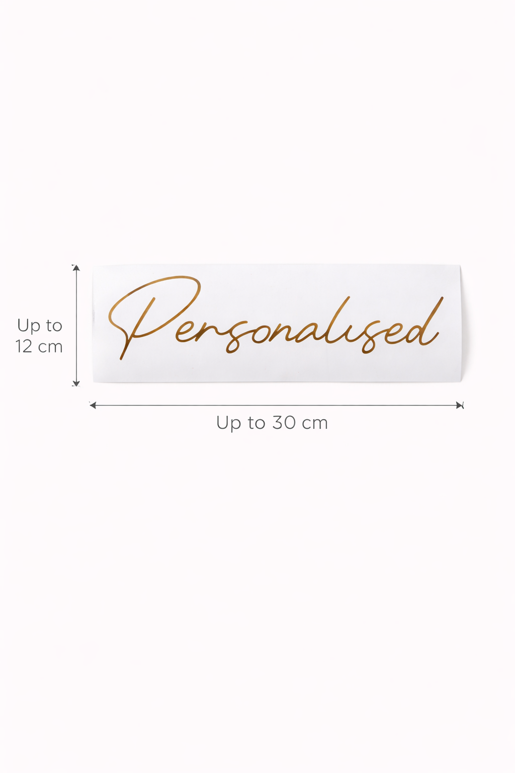 Personalised Decal Label