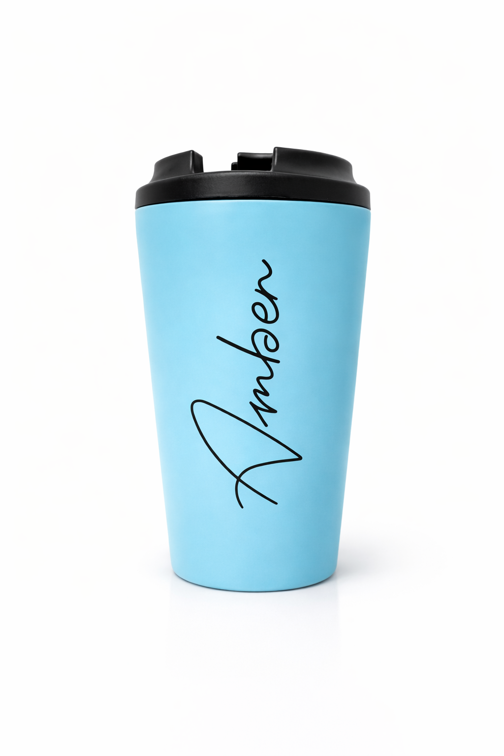 Blue Stainless Steel Travel Cup