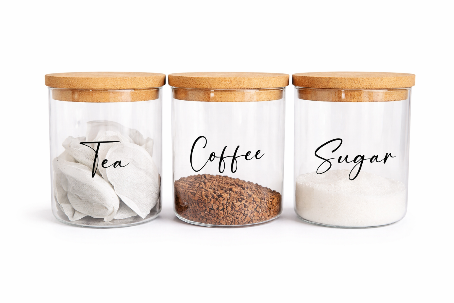 Glass Kitchen Canister Jar