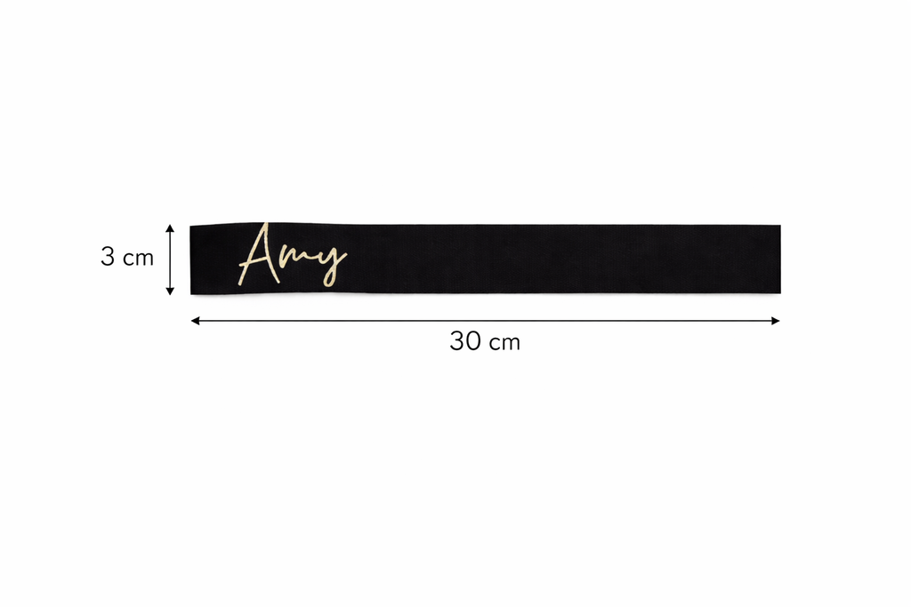 Personalised Ribbon Name Ties
