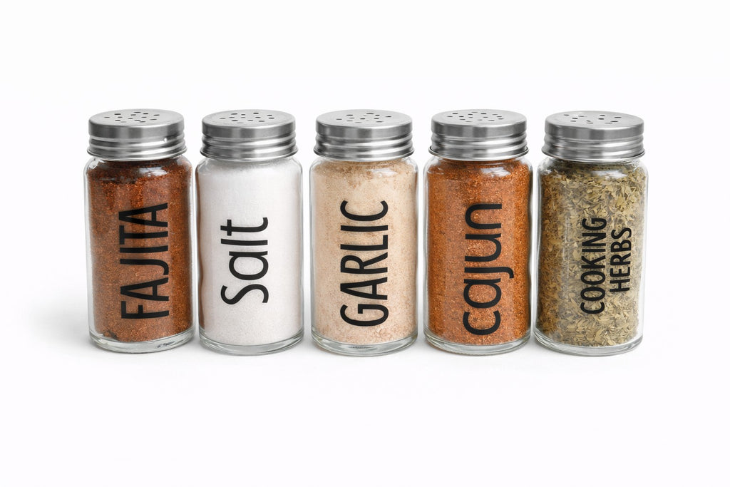 Glass Spice Storage Jar